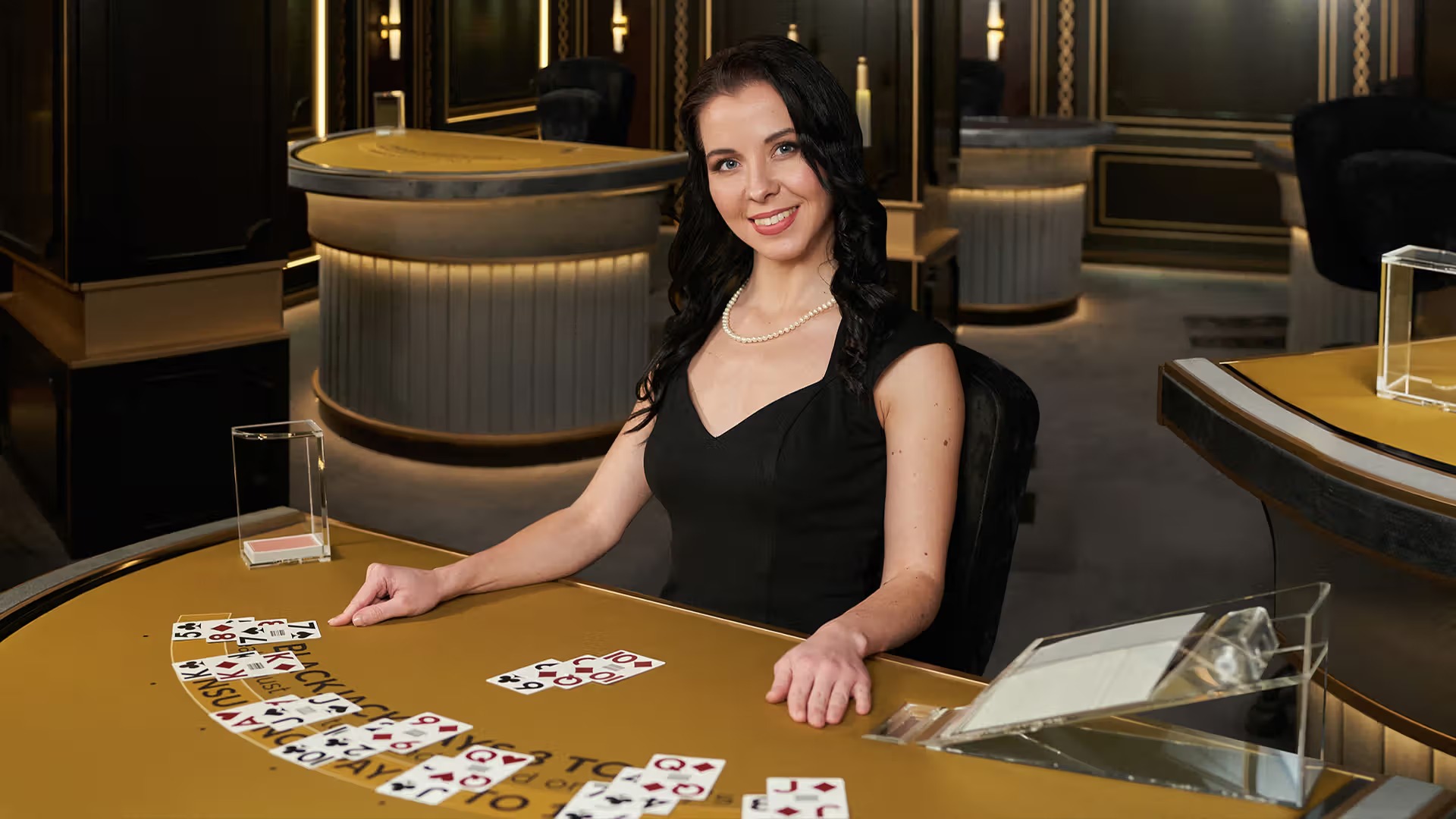 Casino-Raum mit komfortablem Ruhebereich